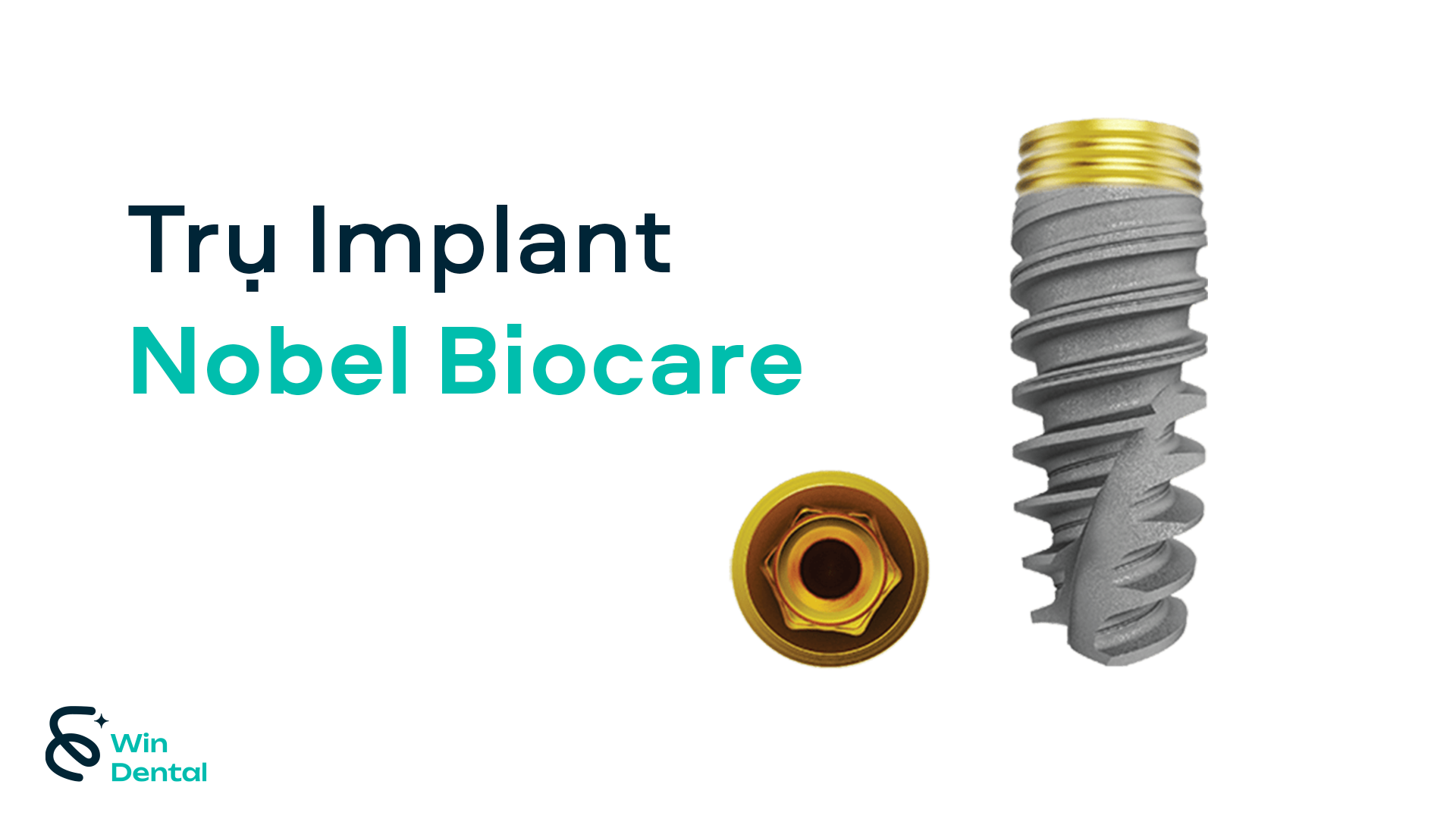Các loại trụ Implant phổ biến hiện nay: đâu là sự lựa chọn phù hợp? 3 Trụ Implant Nobel Biocare