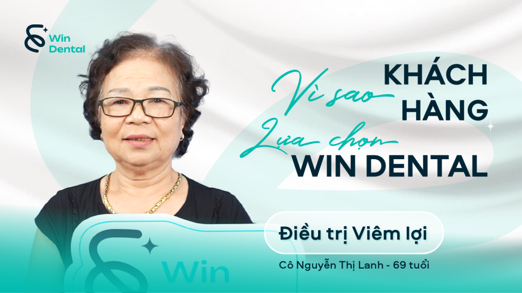 Nguyễn Thị Lanh – 69 tuổi - Điều trị viêm lợi 1 Nguyen Thi Lanh